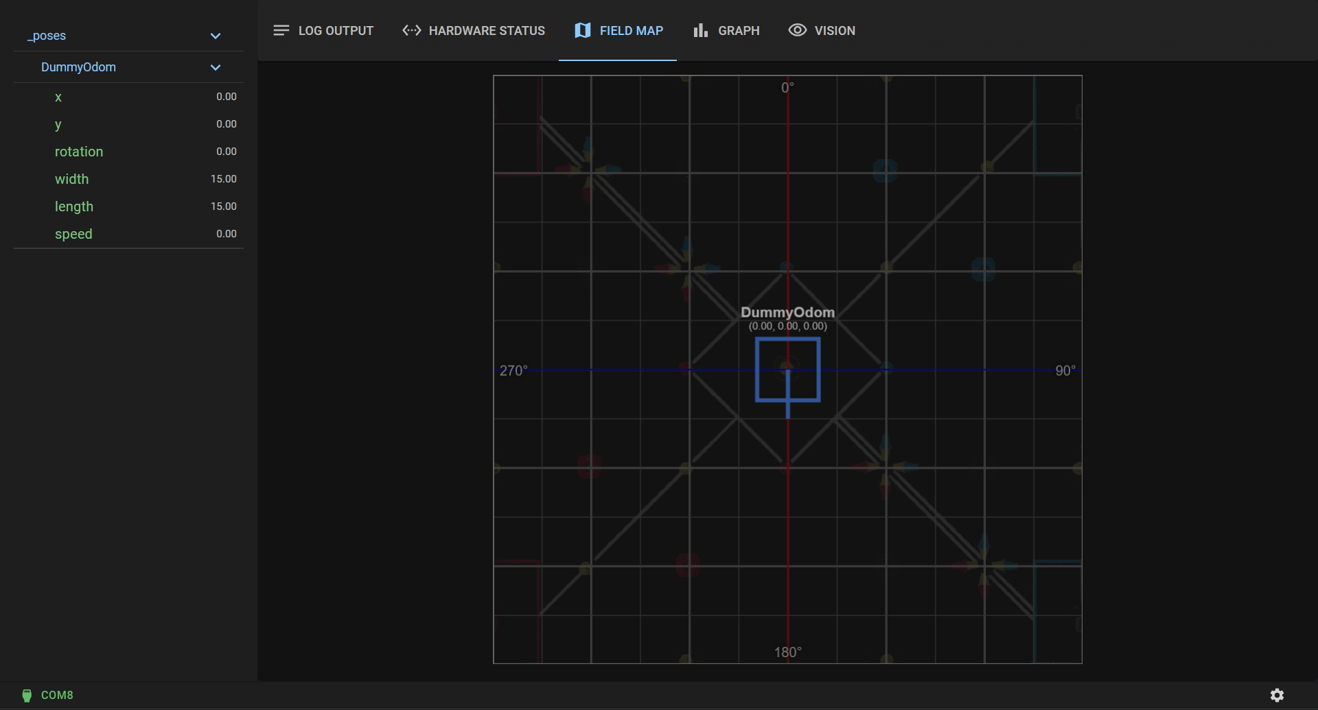 VEXBridge web interface